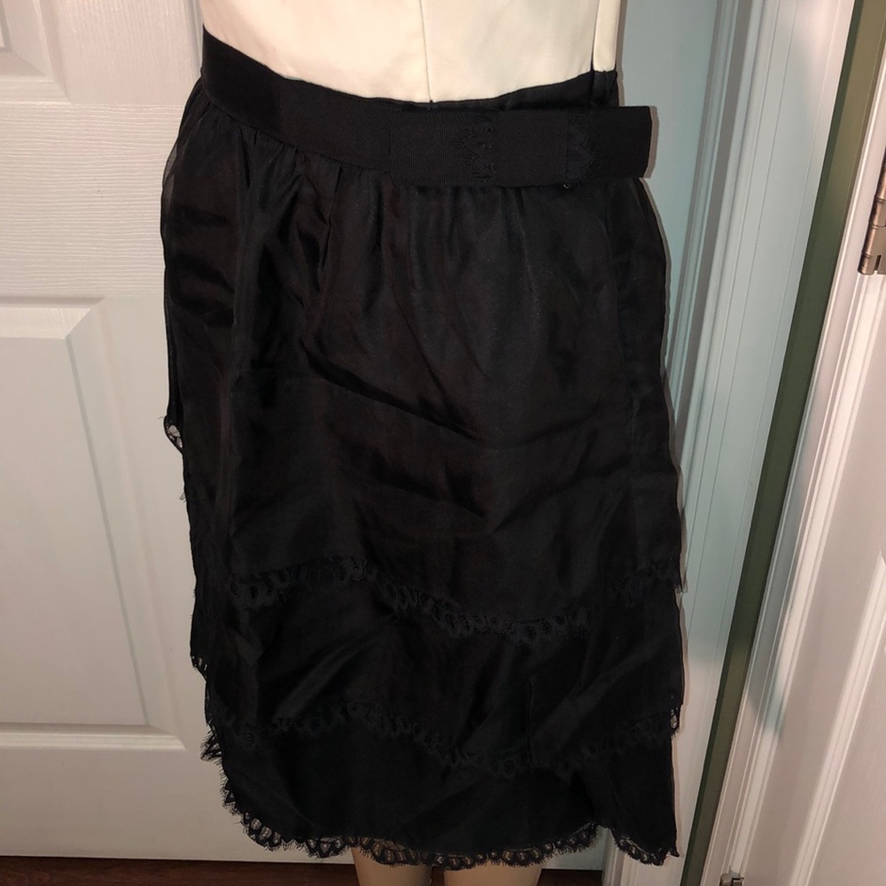 White House Black Market Black &Ivory Dress. NWT. - Picture 3 of 10